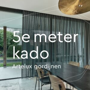 5e meter Artelux gordijnen kado